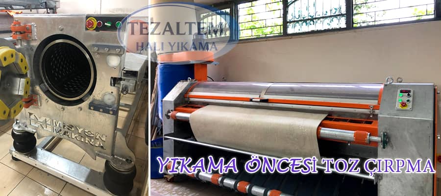 Yıkama öncesi toz çırpma